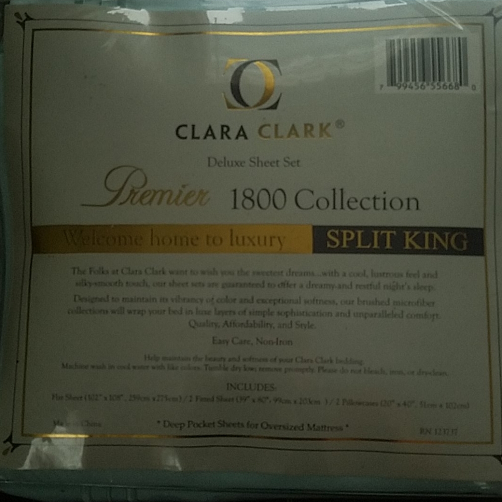 King sheet set